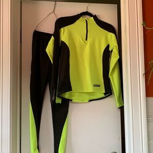 Brooks Vapor-Dry high visibility running suit